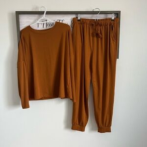 Brown Loungewear Set